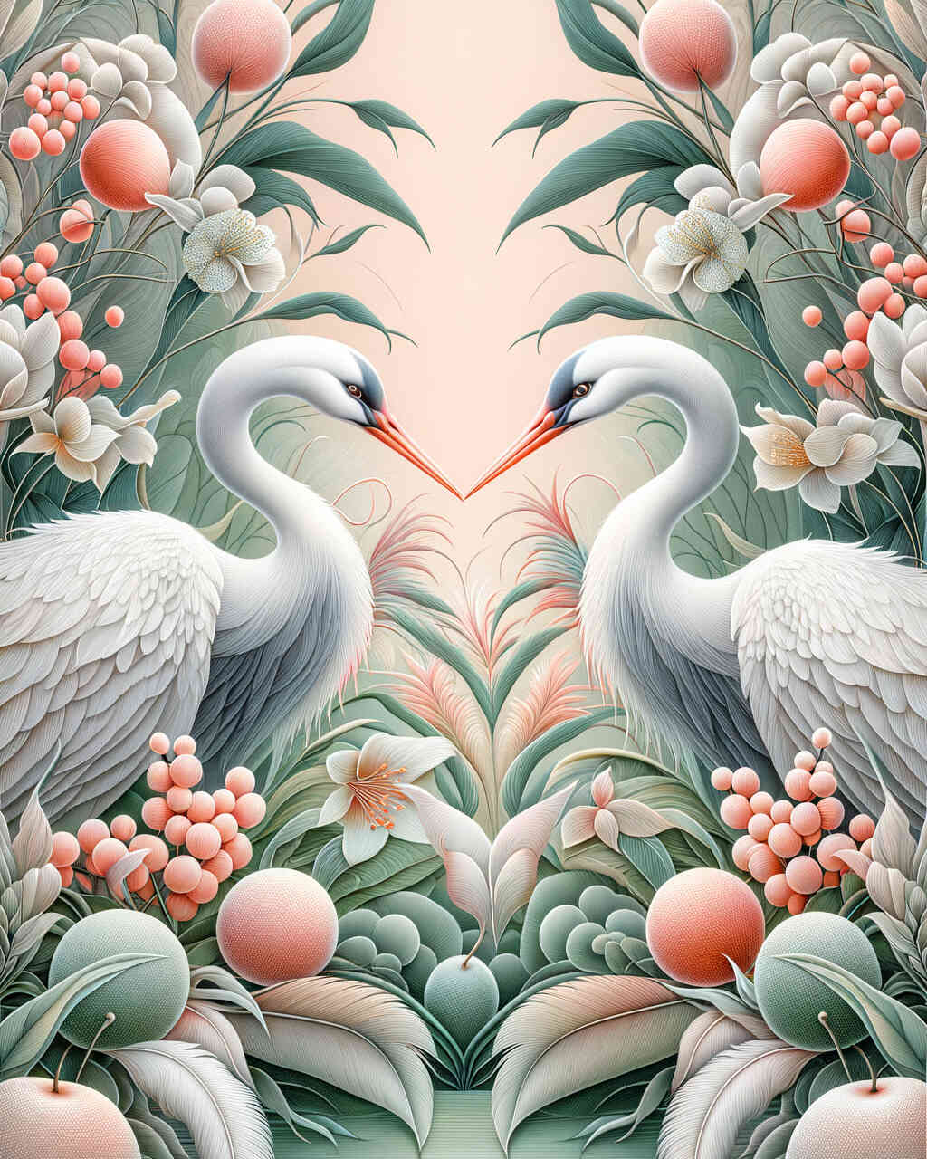 Diamond Painting - Kranichpaar