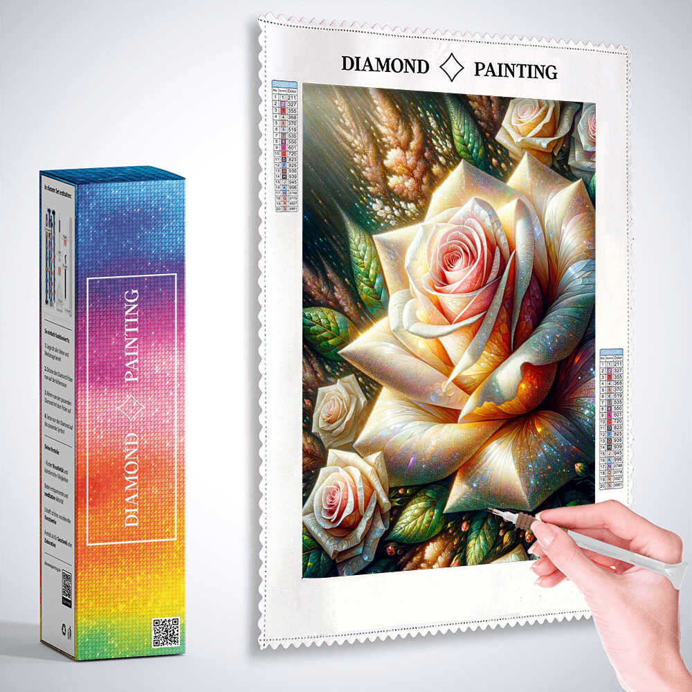 Diamond Painting - Rosengemälde