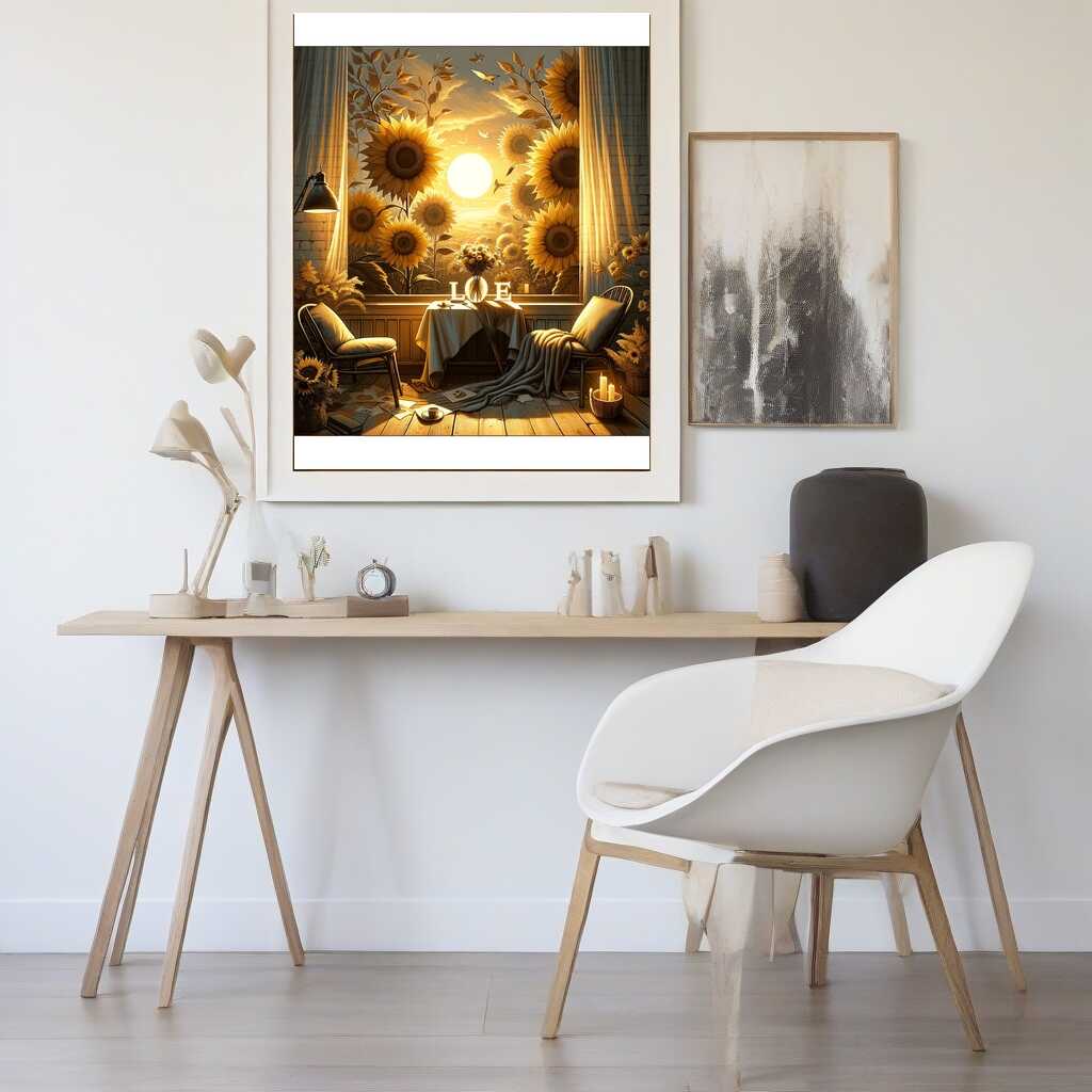 Diamond Painting - Love Sonnenblumen