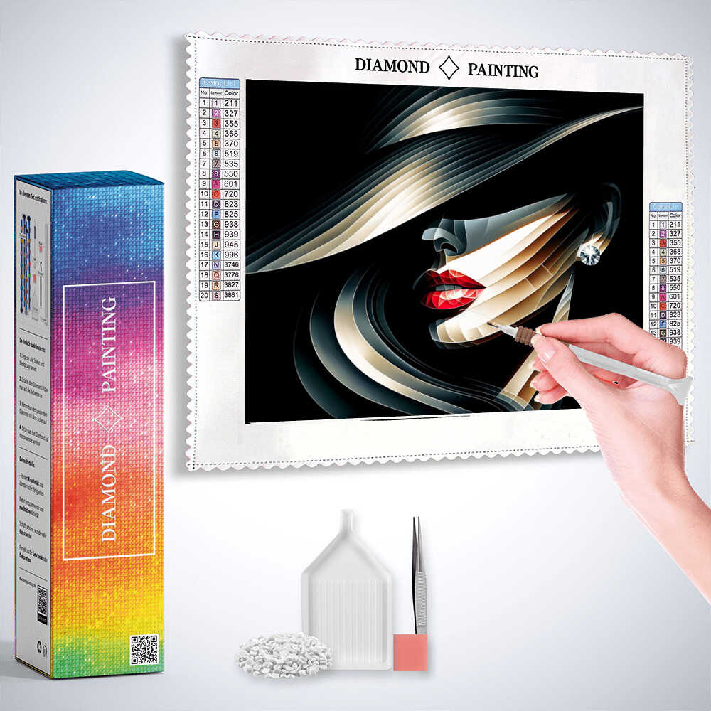 Diamond Painting - Seitenblick