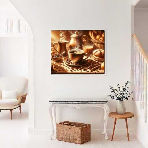 Diamond Painting - Kaffee zum Frühstück
