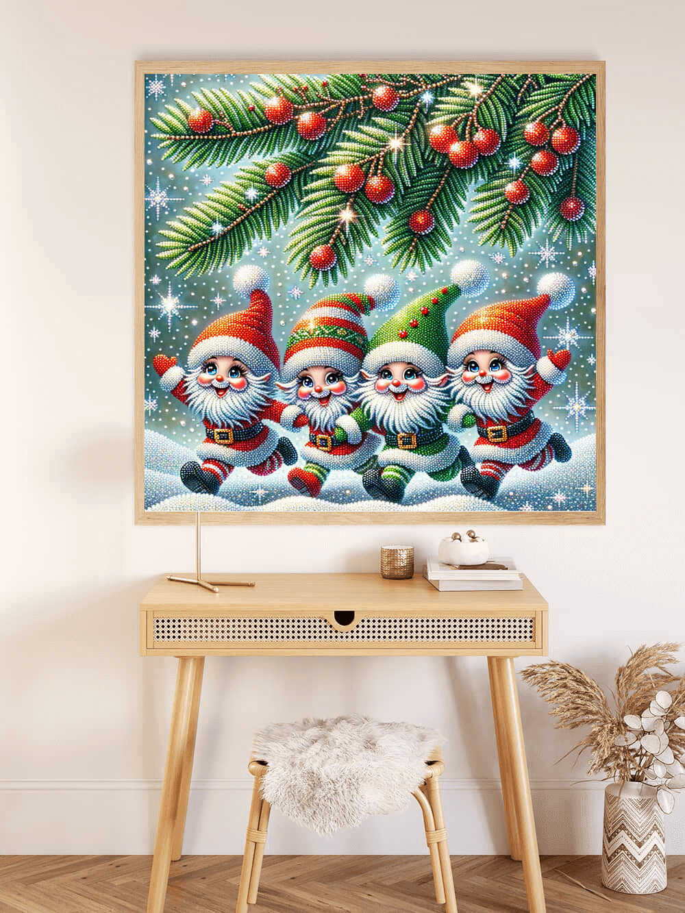 Diamond Painting - Merry Christmas, Wichtel
