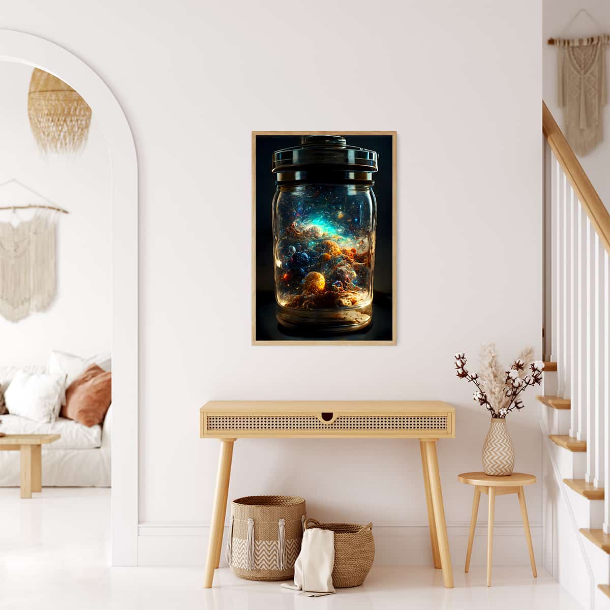 AB Diamond Painting - Weltall im Glas - gedruckt in Ultra-HD - AB Diamond, Neu eingetroffen, Universum, Vertikal, Weltall