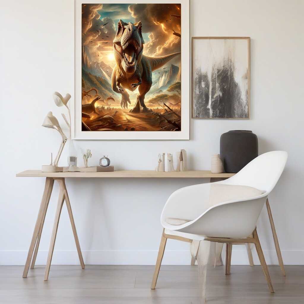 Diamond Painting - Tyrannosaurus Rex brüllt