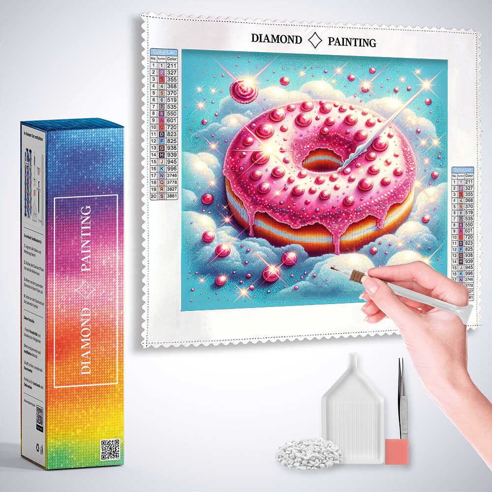 Diamond Painting - Pink Donut