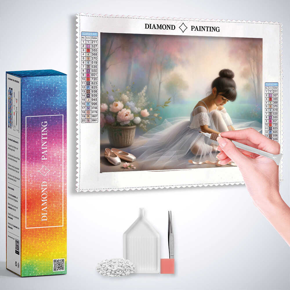Diamond Painting - Ballerina Mädchen