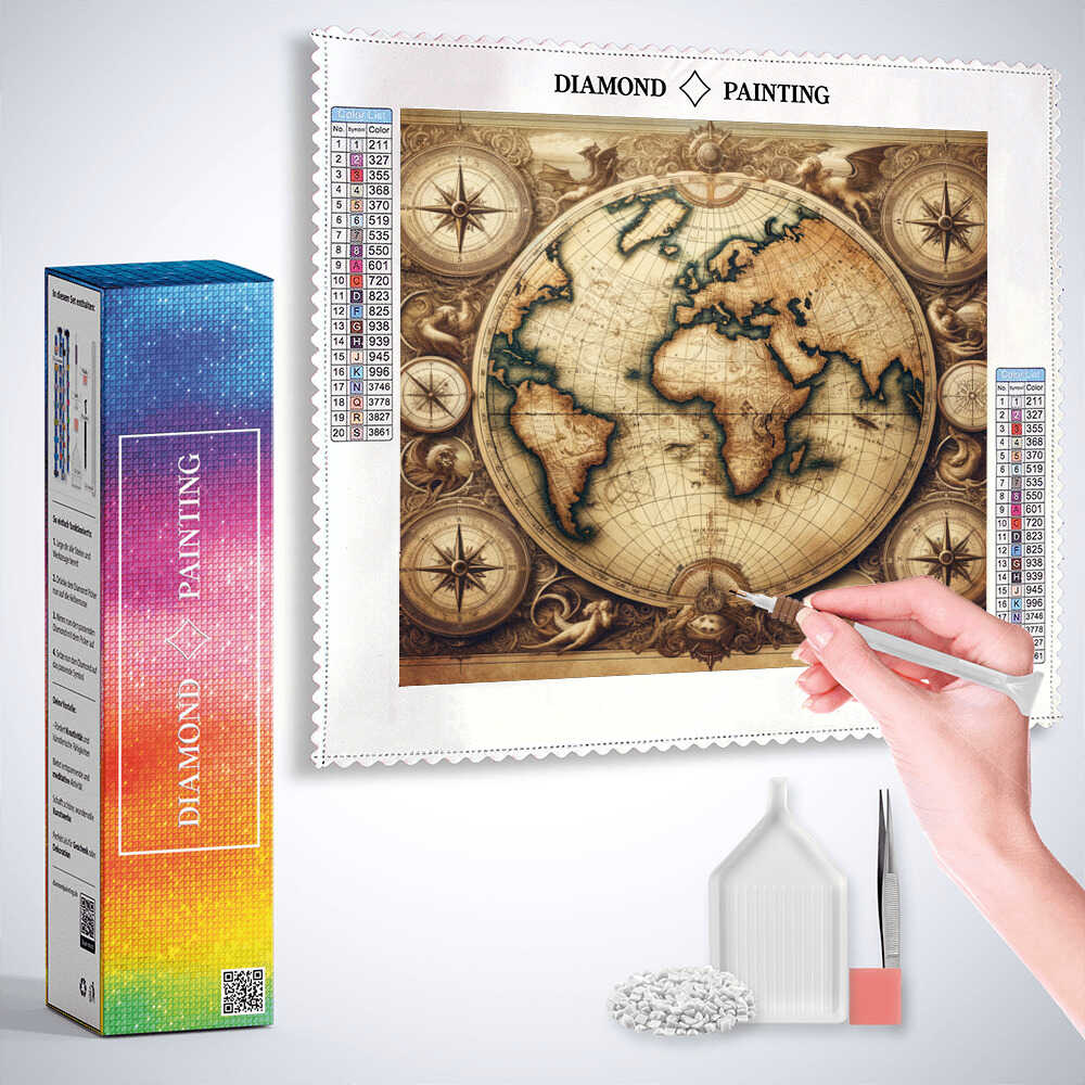Diamond Painting - Eine Reise durch Zeiten und Meere