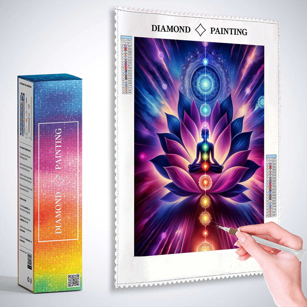 Diamond Painting - Lotusblume Buddha