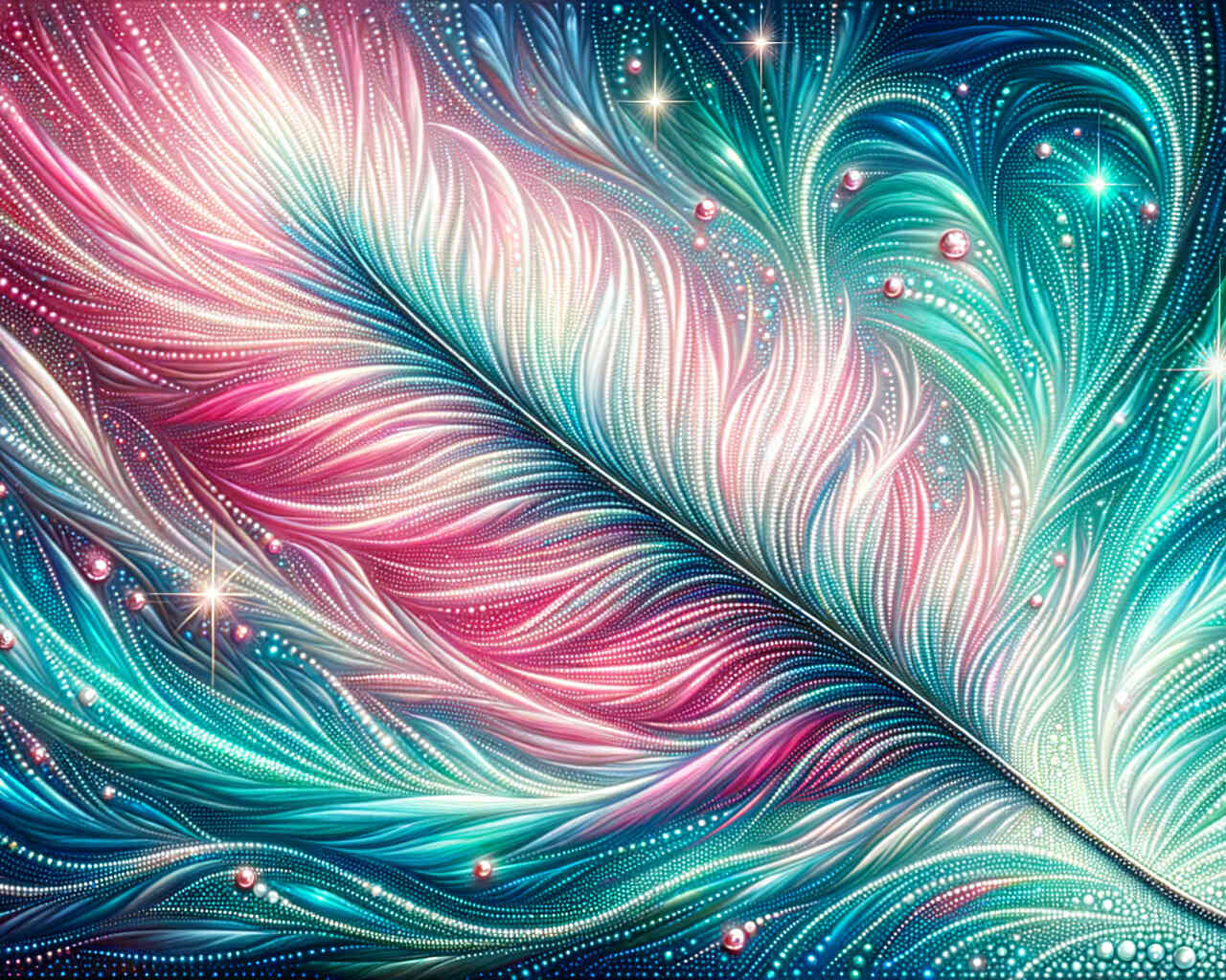 Diamond Painting - Elegante Feder