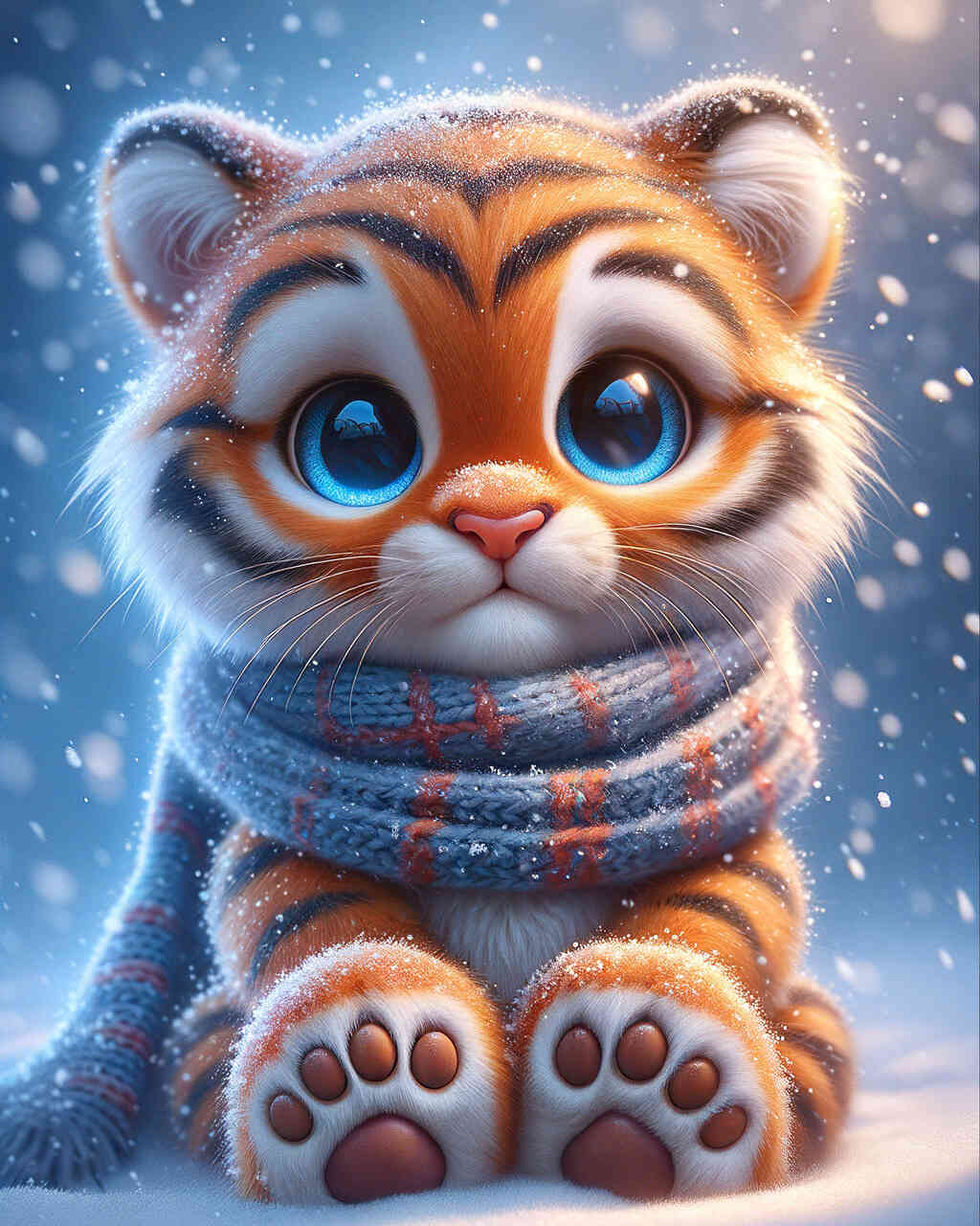 Diamond Painting - Kleiner Tiger