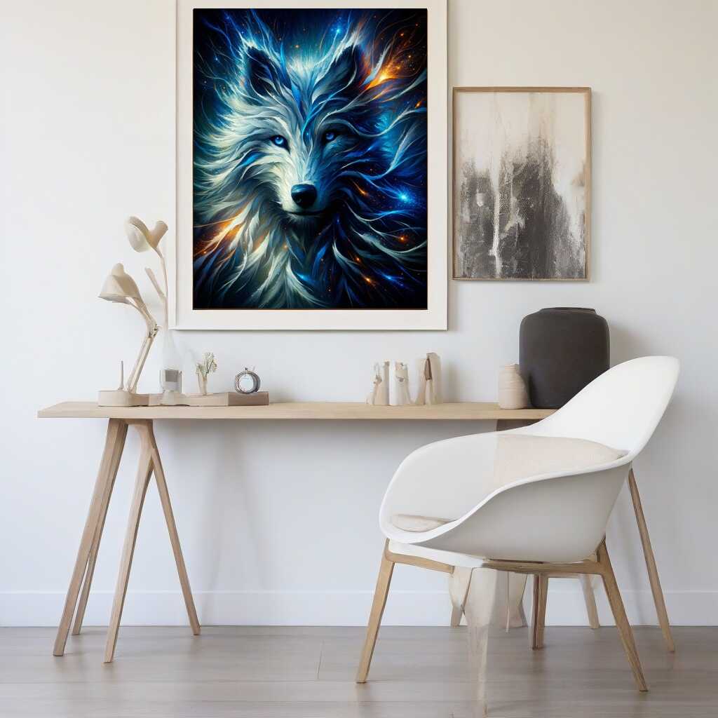 Diamond Painting - Wolf, Farbe