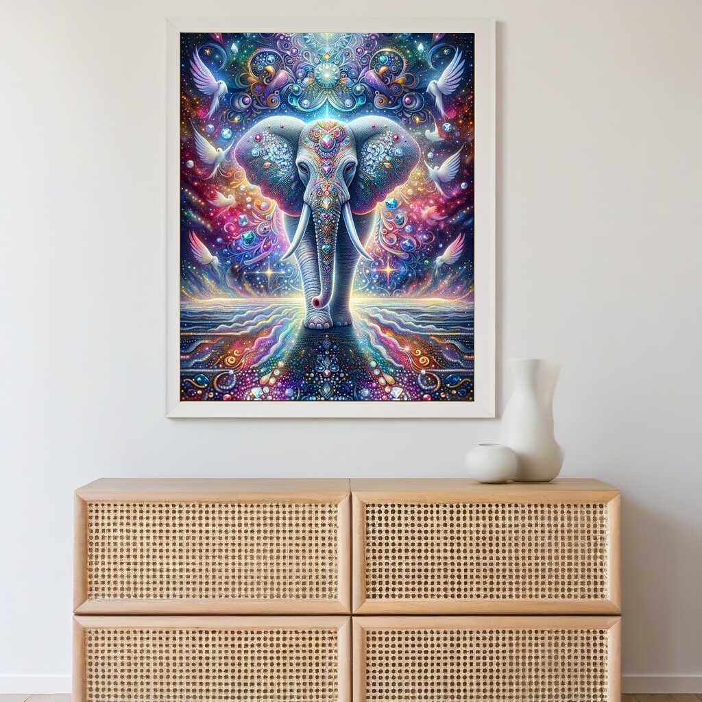 Diamond Painting - Musterelefant