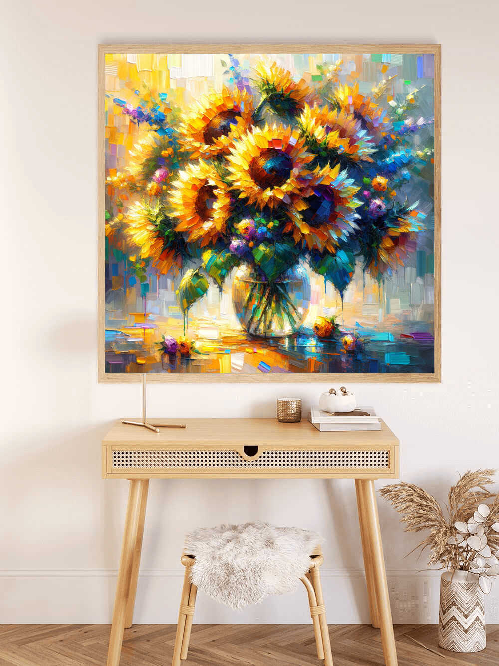 Diamond Painting - Sonnenglanz und Farbenspiel