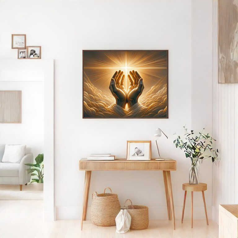 Diamond Painting - Hände zum Himmel
