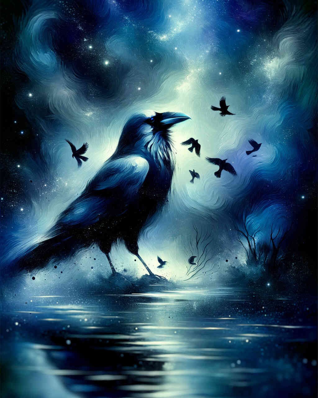 Diamond Painting - Farbimpression Rabe