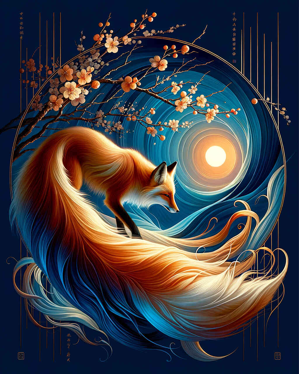 Diamond Painting - Fuchsschwanz