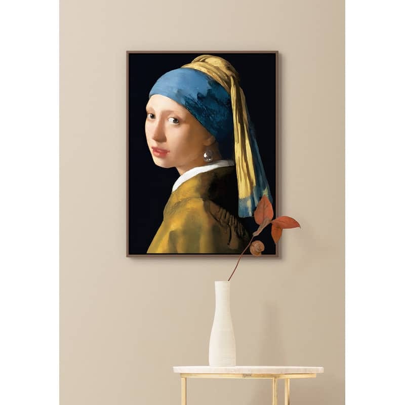 Diamond Painting - Das Mädchen mit dem Perlenohrhänger, Vermeer Style - gedruckt in Ultra-HD - bekannte künstler