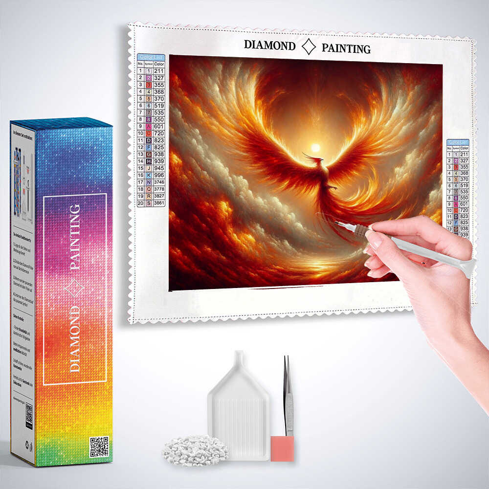 Diamond Painting - Phönix Himmel