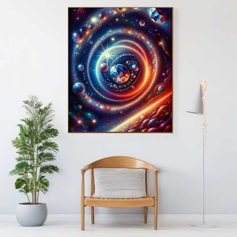 Diamond Painting - Planetensystem