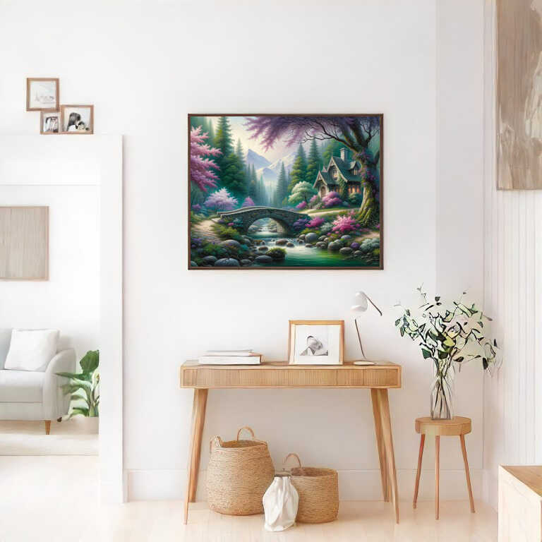 Diamond Painting - Romantischer Waldausflug