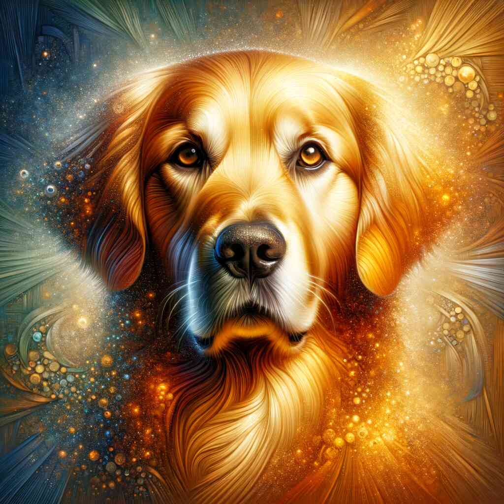 Diamond Painting - Goldenretriever Porträt