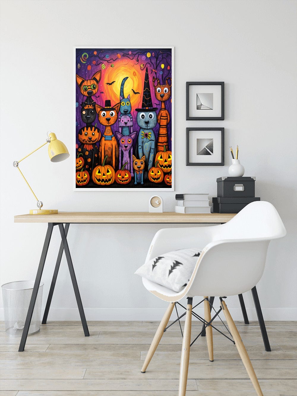Diamond Painting - Halloween Katzen, Hunde, Spinne