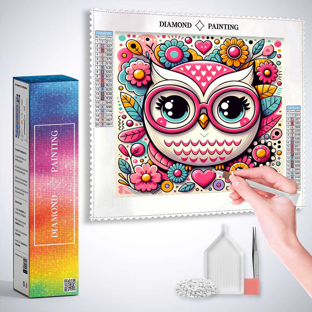 Diamond Painting - Hello Eule