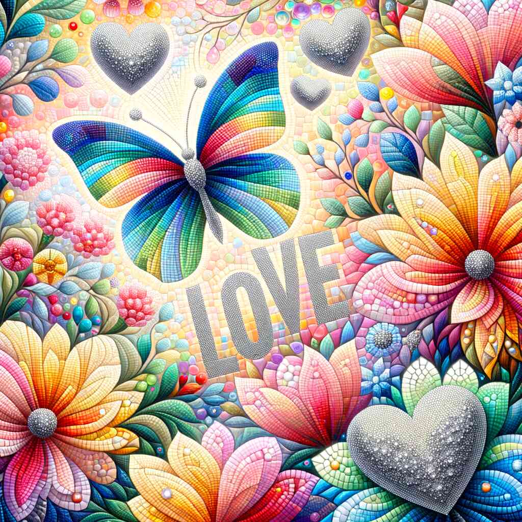Diamond Painting - Love Bunt