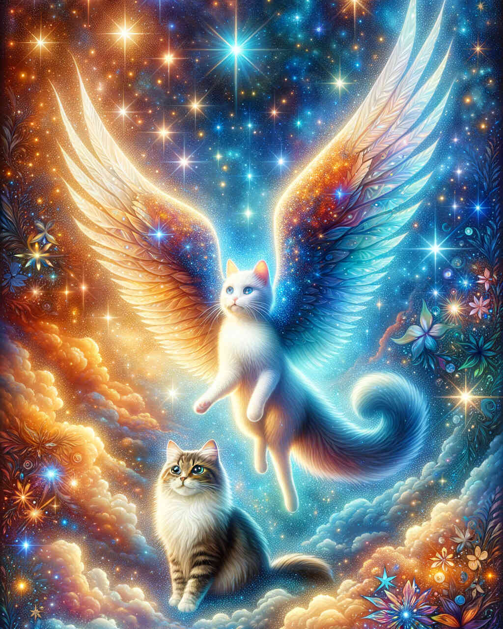 Diamond Painting - Katzenengel
