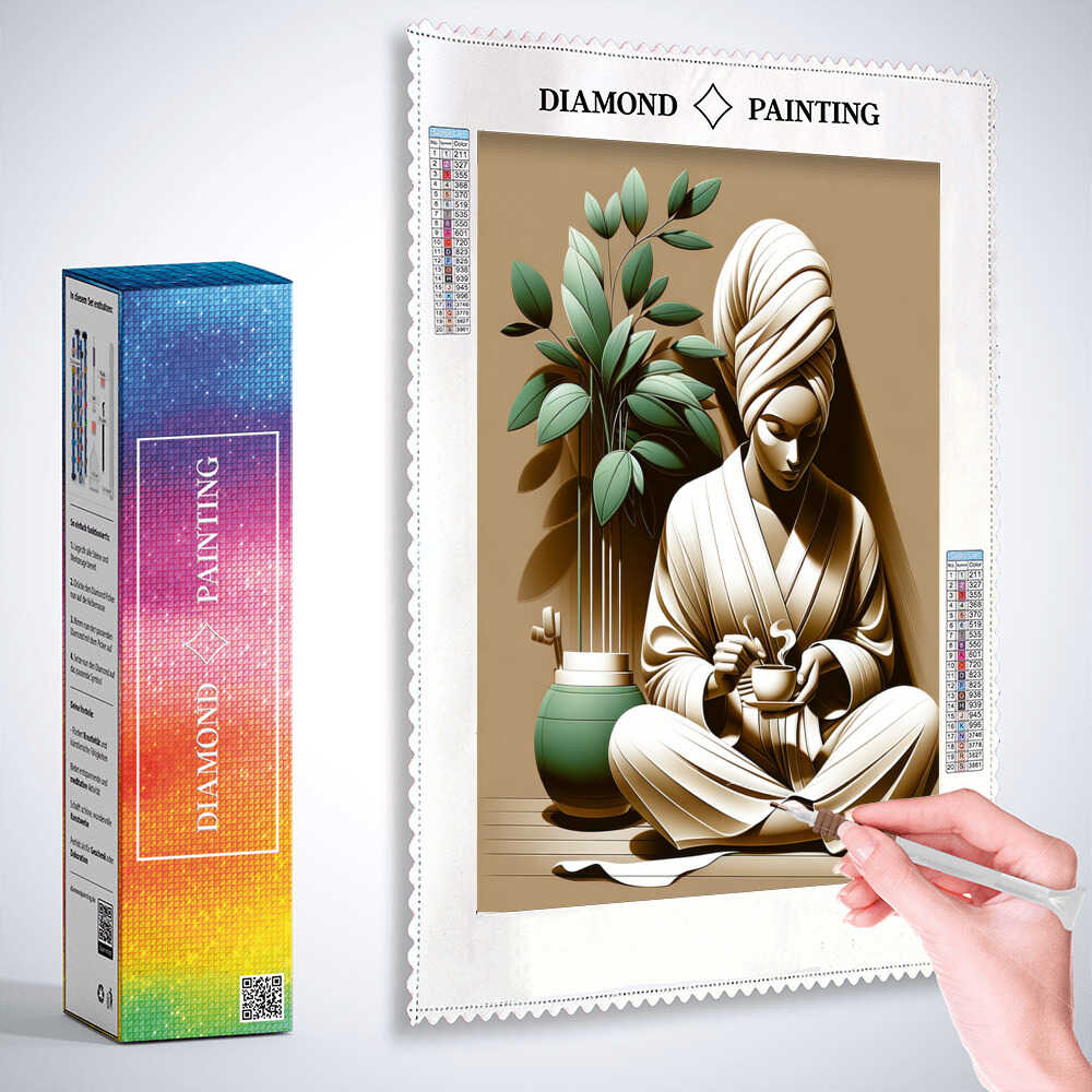 Diamond Painting - Wellness und Kaffee