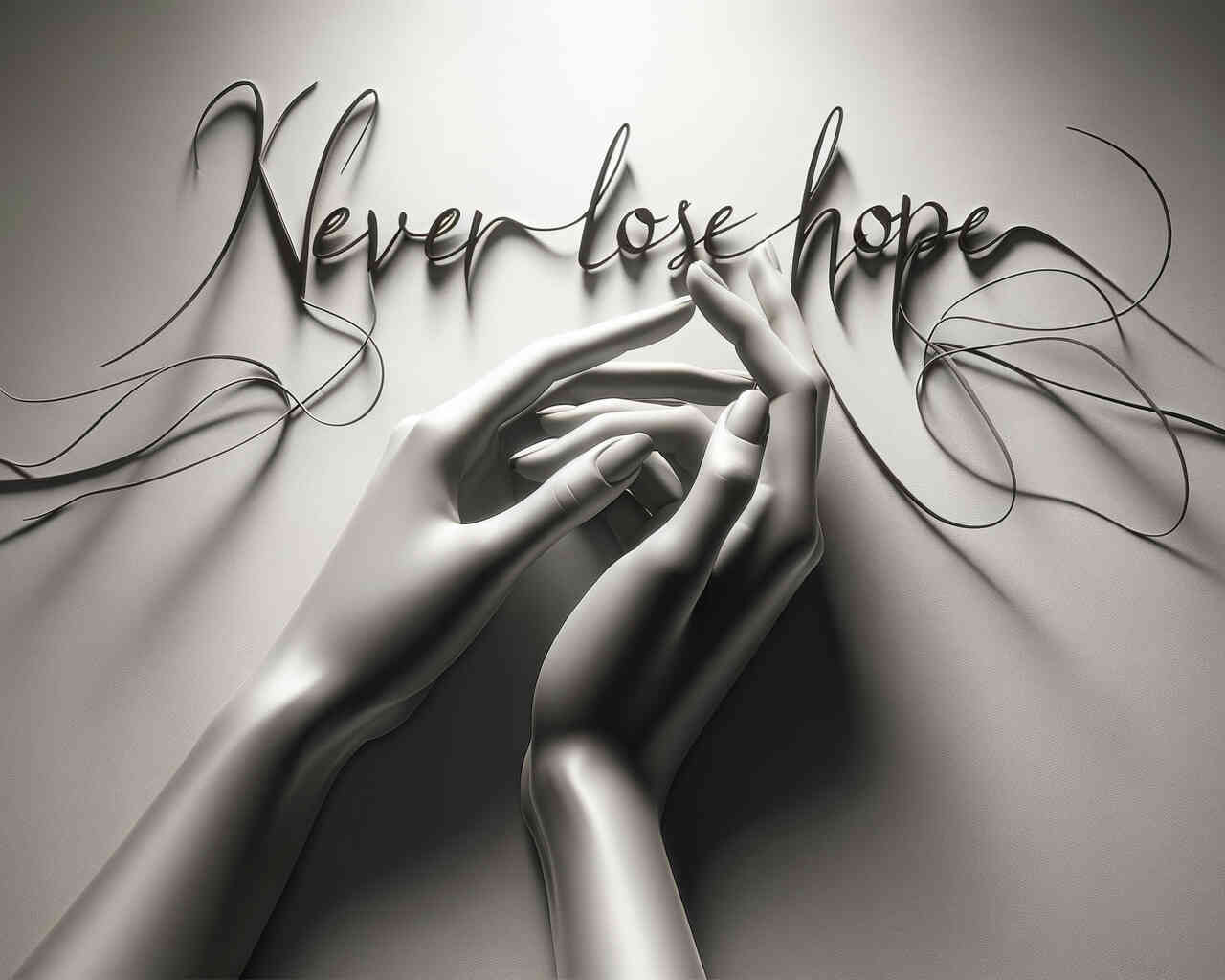 Diamond Painting - Never lose hope