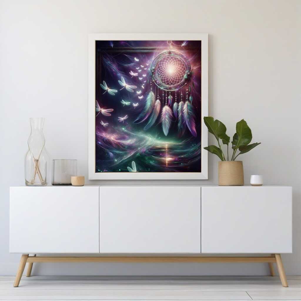 Diamond Painting - Libellen Traumfänger