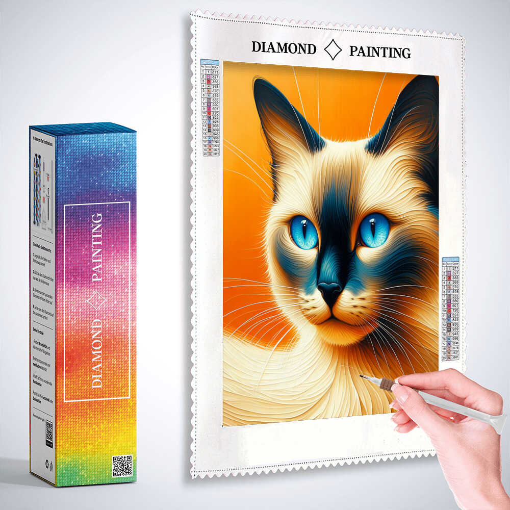 Diamond Painting - Siamkatze