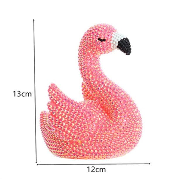 Diamond Painting - Flamingo Lampe - gedruckt in Ultra-HD - Lampe, Lampen
