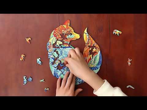 Holzpuzzle - Kleiner Hund